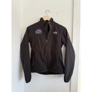 The North Face Sochi 2014 Olympics Full Zip Black Fleece | Size Small